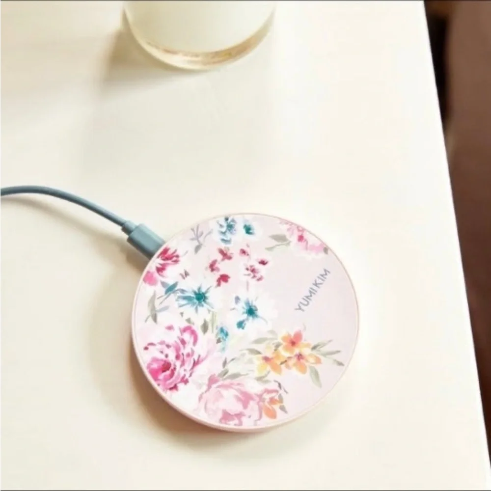 Yumi Kim Pink Floral Wireless Charger